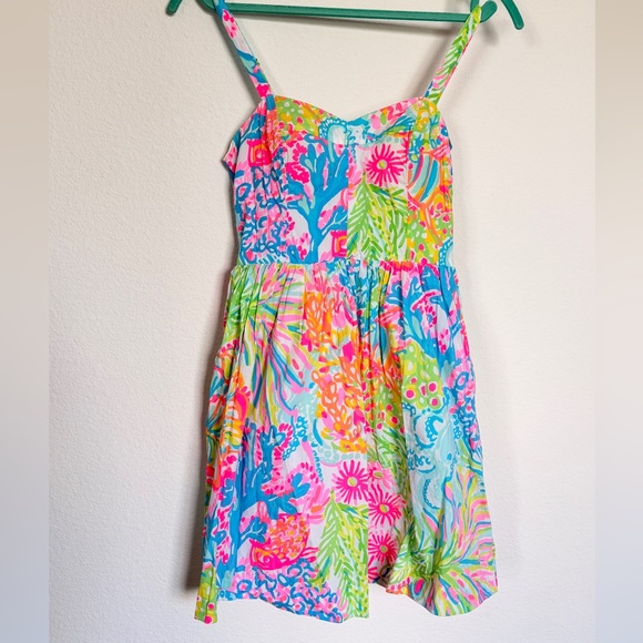 🪸 Lilly Pulitzer Ardleigh lovers coral dress sz 0 - Picture 3 of 7